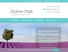 Tablet Screenshot of grainnemoneill.com